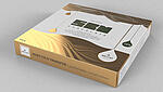 Chocolat packaging mockup with KURZ cold transfer finishing