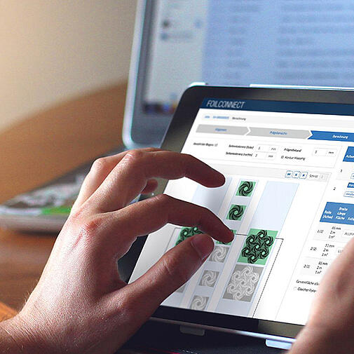 Unsere intelligente Workflow-Lösung FoilConnect® spart Zeit und Geld